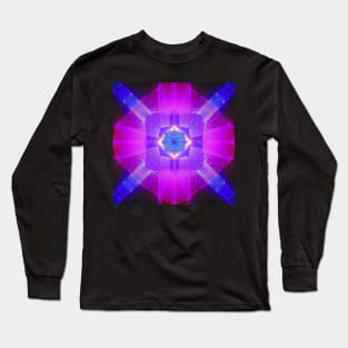 Bird's Eye Kaleidoscope Pyramid Long Sleeve T-Shirt